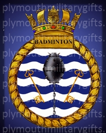 HMS Badminton Magnet